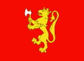 ธงพระอิสริยยศ "สิงโตทอง" มาจาก ตราแผ่นดินของนอร์เวย์ ค.ศ. 1905 โดย Eilif Peterssen. ธงสิงโตทอง เริ่มใช้เมื่อ ค.ศ. 1318 จนถึง ศตวรรษที่ 18.[คลุมเครือ] older[ต้องการอ้างอิง].