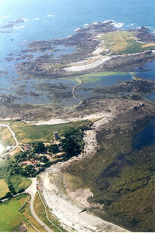 <span class="mw-page-title-main">Lihou</span> Small tidal island, on the west coast of Guernsey, Channel Islands