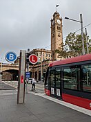 Transport for NSW signs at Central Station