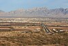 Las Cruces, with the Organ Mountains as a backdrop