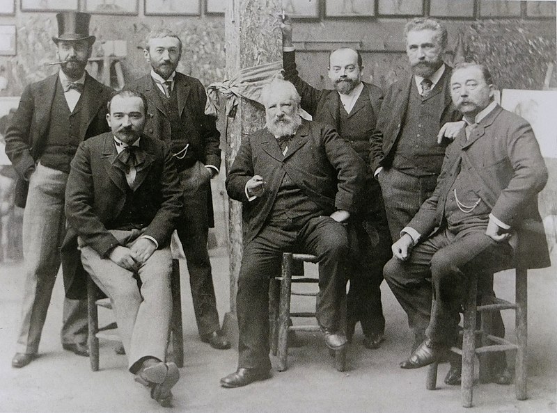 File:Les professeurs de l'Académie Julian vers 1892.jpg