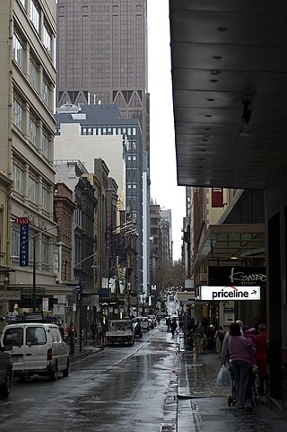 <span class="mw-page-title-main">Little Collins Street</span> Street in Melbourne, Australia