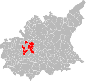 Location of the CC de la Moyenne-Durance in the Alpes-de-Haute-Provence department