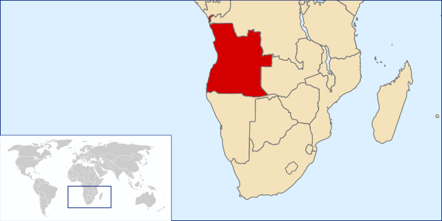 Vendndodhja - Angola