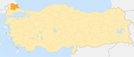 Locator map-Kırklareli Province.png