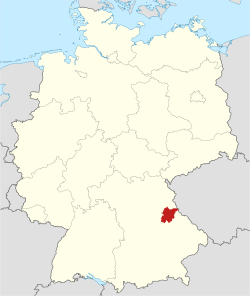 Locator map SAD in Germany.svg