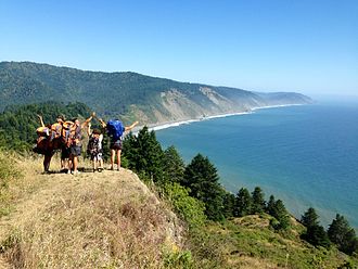 Backpacking in Sinkyone Park Lost Coast backpacking.JPG