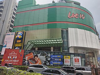 Lot 10 Shopping mall in Kuala Lumpur, Malaysia