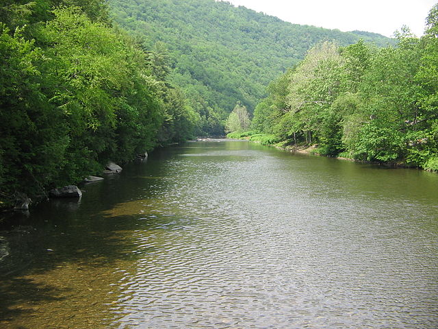 Loyalsock Creek from the Hillsgrove Covered Bridge