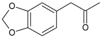 Strukturformel von Piperonylmethylketon