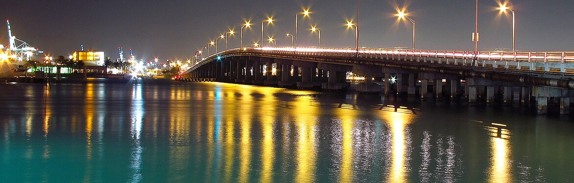 MacArthur Causeway, Miami Beach, Florida