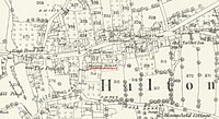 Map of Hilton in 1881 Map Hilton nearDerby 1881.jpg