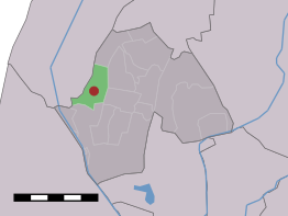 Kaart van Eenigenburg