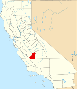 Locatie van Kings County in Californië