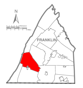 Locatie van Peters Township