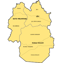 Map of Jeli District, Kelantan.svg