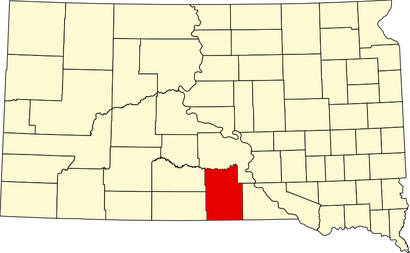 صورة:Map of South Dakota highlighting Tripp County.svg