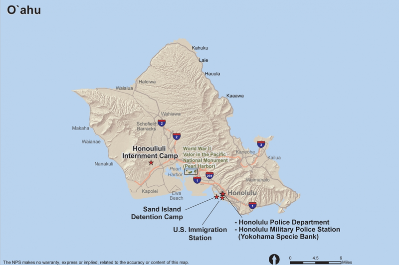 File:Map of internment sites on the island of O‘ahu.png