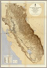 Map of Central Valley, 1873