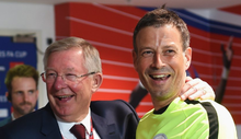 Ferguson with Mark Clattenburg in 2016 Mark Clattenburg and Sir Alex Ferguson.png