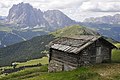 * Nomination High altitude hay barn on Seceda - behind the mountains Saslonch, Pic, Mastlé in Gröden --Moroder 22:16, 10 July 2012 (UTC) * Promotion really nice --AzaToth 17:41, 11 July 2012 (UTC)