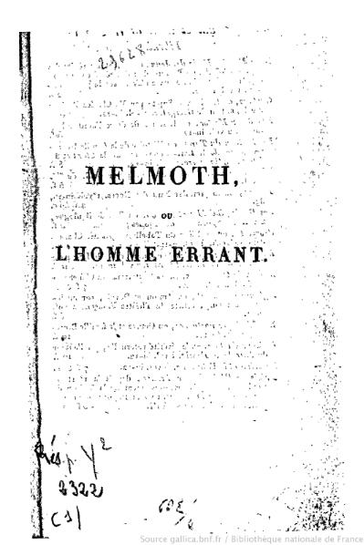 File:Maturin - Melmoth, Hubert, 1821, tome 1.djvu