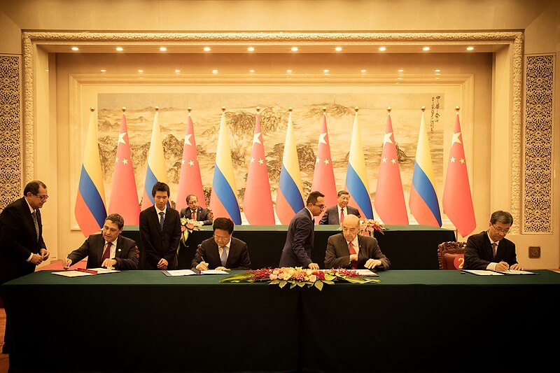 File:Mauricio Velez of Colombia at an agreement signing ceremony in Beijing, People's Republic of China on 25 October 2023 - 20.jpg