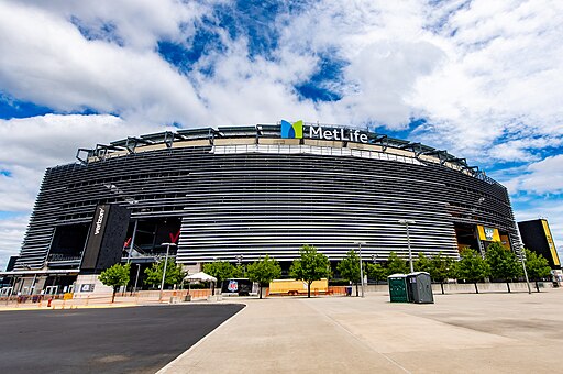 Outside View Of The New York Jets Football Stadium - MetLife Stadium