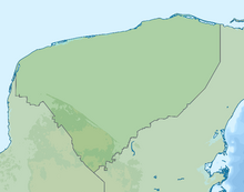 Mexico Yucatan topographic location map.png
