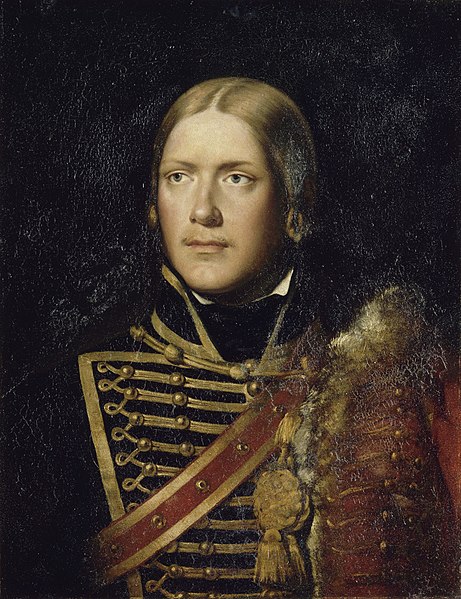 Michel Ney as a sous-lieutenant in the 4th Hussars in 1792 by Adolphe Brune, 1834