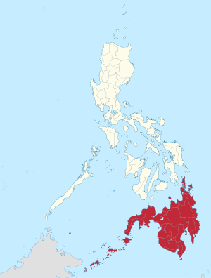 Mindanao archipelago within the Philippines