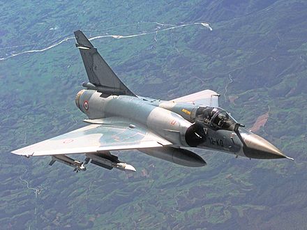 Mirage 2000 in flight