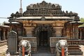 Mukhamantapa with elephant baluster in Chennakeshava temple at Hullekere