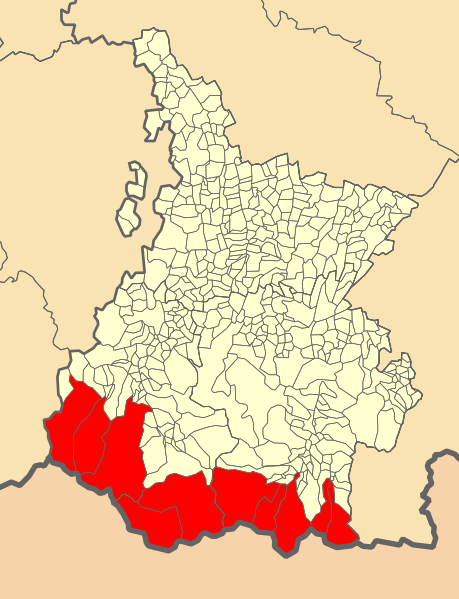 File:Municipios d'os Altos Pireneus que mugan con Aragón.svg