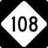 North Carolina Highway 108 marker