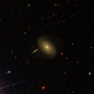 NGC 3857 Lenticular galaxy in the constellation Leo