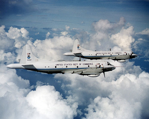 Two NOAA WP-3D Orions