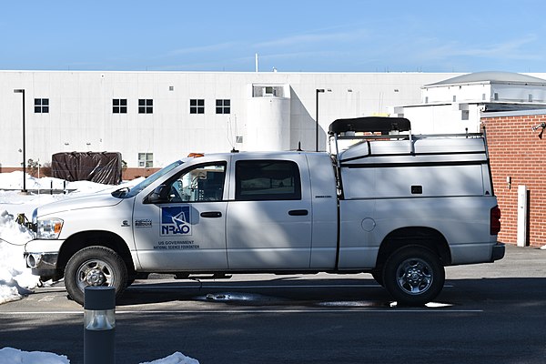 A modern patrol truck equipped with detectors.