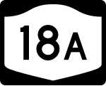 Straßenschild der New York State Route 18A