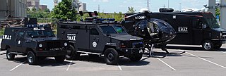 SWAT vehicle Armoured vehicle used by police tactical units