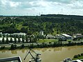 Neckar river from power plant roof