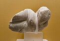 Neolithic marble figurine of reclining woman from the Athenian Agora - Athens Agora Museum S 1097 - 03