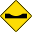 New Zealand road sign W14-3.svg