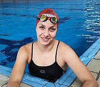 Serbian swimmer Nina Stanisavljević