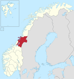 Nord-Trøndelag - Lokalisering