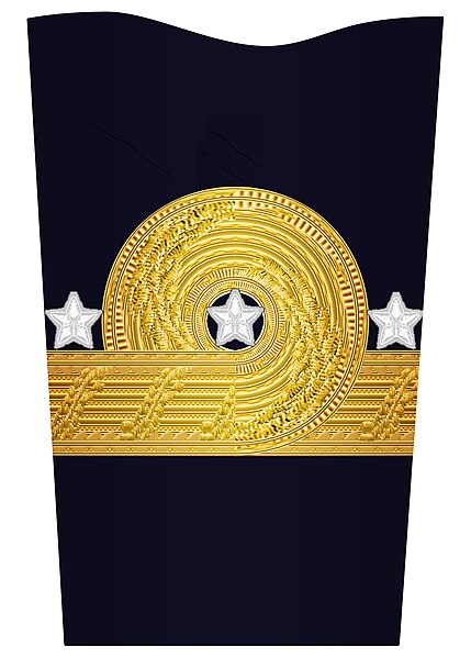 Sleeve insignia for a vice admiral (1972–2003)