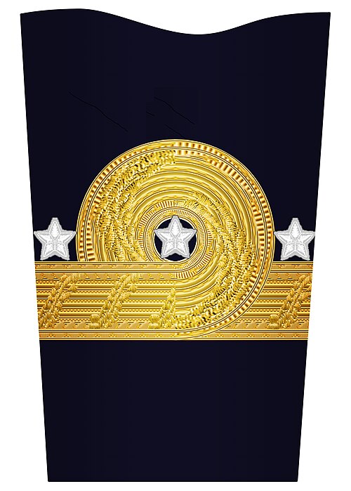 Sleeve insignia for a vice admiral (1972–2003)