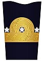 Pre-2003 sleeve insignia for a three star admiral