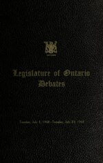 Миниатюра для Файл:Official report of debates (Hansard) - Legislative Assembly of Ontario = Journal des débats (Hansard) - Assemblée législative de l'Ontario 1968 (IA v4hansard1968ontauoft).pdf