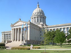 O Capitolio d'Oklahoma en Oklahoma City